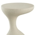 thumbnail image 6 of JONATHAN Y Boracay 19.75" Modern Minimalist Indoor/Outdoor Resin Drink Table, Cream Terrazzo, TBL1110B, 6 of 6