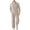 #434-Khaki, variant on Yusimy Men's Solid Color 2-Piece Button-Down Hoodie Set Jacquard Loose Pullover Half-Zip Drawstring Pants Casual