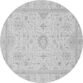 thumbnail image 1 of Ahgly Company Indoor Round Oriental Gray Traditional Area Rugs, 5' Round, 1 of 4