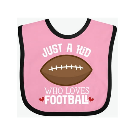 

Inktastic Football Funny Sports Gift Gift Baby Boy or Baby Girl Bib