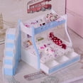 thumbnail image 2 of Muebles en miniatura Zulema dormitorio doble Dollhouse Miniature Bed, 2 of 7