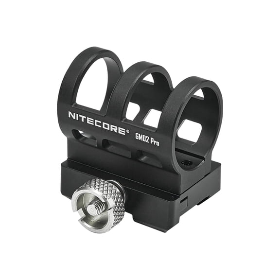 Nitecore GM02 Pro 1in Mount for Flashlights, Black/Yellow