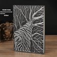 thumbnail image 4 of Cuaderno A5 con tapa dura y forro, cuaderno de cuero vintage, diario de viaje hecho a mano en relieve, 200 páginas a rayas, regalo de cumpleaños de Navidad para hombres, mujeres y amigos, 4 of 5