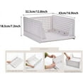 thumbnail image 2 of Stackable Clothes Storage Basket Organizer Sliding Wardrobe Drawer Shelf DIY Divider Separator Desk Container for Wardrobe Closet Kitchen Bathroom Office (White), 2 of 4