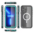 thumbnail image 2 of Feishell Waterproof Case for Apple iPhone 14 Pro Max,Built in Magnets for MagSafe Charger,Shockproof Full Body Protection Dustproof Snowproof Heavy Duty Rugged Magnetic Phone Cover,Blue, 2 of 14