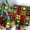 thumbnail image 3 of 2.36" Glitter Christmas Balls Ornaments for Christmas Trees, 44Pcs Shatterproof Plastic Christmas Ornament Set for Xmas Tree Decoration Hanging Ball for Holiday Wedding Party, 3 of 4