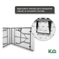 thumbnail image 3 of Mesa Plegable 240cm Portatil Portafolio Fiesta Jardin Hogar KingsHouse 300165, 3 of 8