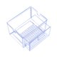 thumbnail image 2 of Sistema de filtración de filtro para acuario, bandeja de goteo con cajón, fácil de instalar, silencioso, compacto, para colgar, para acuarios de agua Claro, 2 of 8