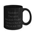 thumbnail image 2 of Cute Radiation therapist Gifts, Radiation Therapist. Because Freakin', Unique 11oz 15oz Mug For Colleagues From Team Leader, Funny mugs, Mug gift, Gift for coffee lover, Unique coffee mug, Cool coffee, 2 of 2