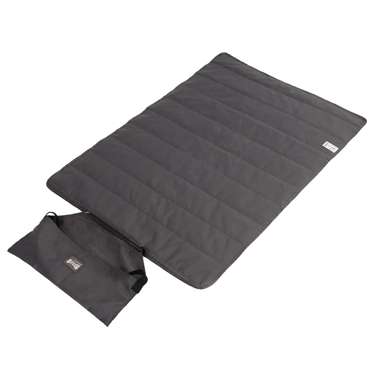 Bvdfgk Durable Dog Mat Pet Cat Bed Water Resistant Washable Mat for Camping Hiking Pet Dark Gray
