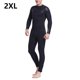 thumbnail image 2 of Trajes de buceo Traje de buceo Manga larga Pantalones largos Protección UV Traje de surf para buceo Snorkeling Surfing Natación en agua fría Negro de los hombres XXL 5mm kenally OD003704-06, 2 of 7