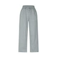 thumbnail image 6 of CHUMUD Womens Barrel Leg Sweatpants Elastic Waist Drawstring Wide Leg Pants Baggy Lounge Pants with Pockets, 6 of 9