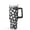 Black-2, variant on Halloween Themed 40oz Stainless Steel Tumbler, Insulated Cup with Straw and Lid