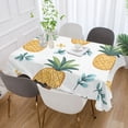 thumbnail image 2 of Yayeee Tablecloths for Rectangular Tables 60 x 60 inch Party Table Cover, Pineapple, 2 of 6