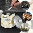 thumbnail image 4 of Yayeee Ashtray with Lid for Cigarette Smokeless Stainless Steel Home Ash Holder, Halloween Cute Pumpkins, 4 of 7