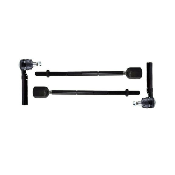4 Pc New Inner & Outer Tie Rod Ends Steering Kit Fits select: 1994-2004 FORD MUSTANG