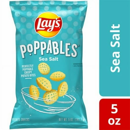 2X-Lay's Poppables Sea Salt Potato Chips - 5 oz