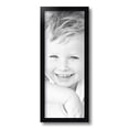 thumbnail image 2 of ArtToFrames 7x18 inch Satin Black Short Picture Frame, Black Wood Poster Frame (1416), 2 of 8