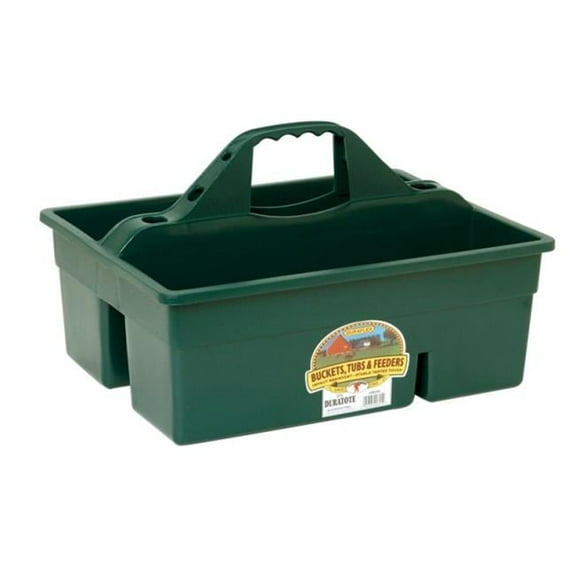 Miller DT-6GREEN Plastic Dura Tote  Green - 17 in.