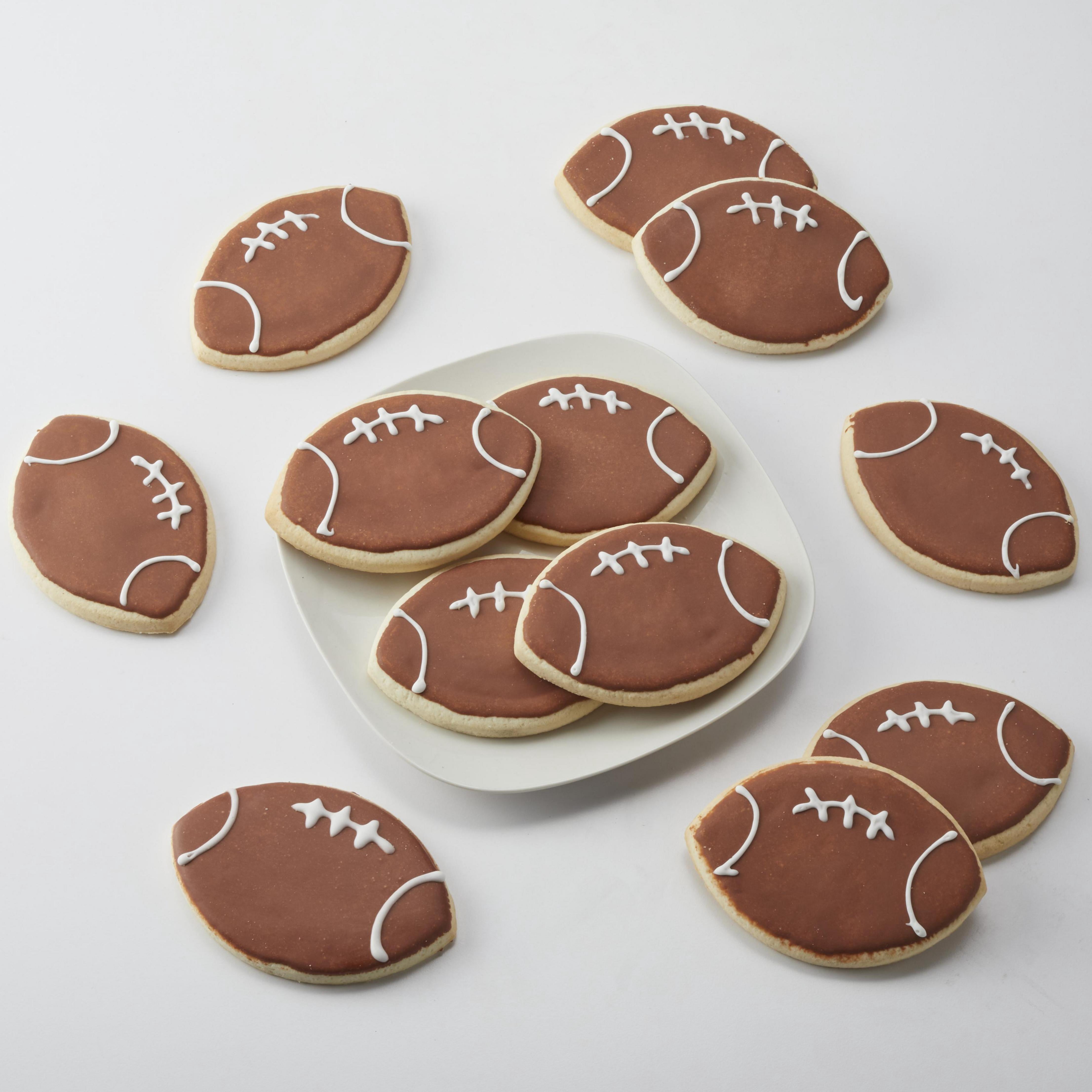 Smiley®  Cookie Football Sugar Cookies, 50 Count, 4"