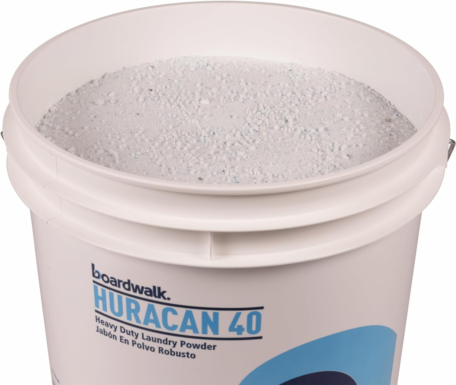 Boardwalk HURACAN Powder Laundry Detergent, Fresh Lemon, 40 lb Pail, 40 Loads