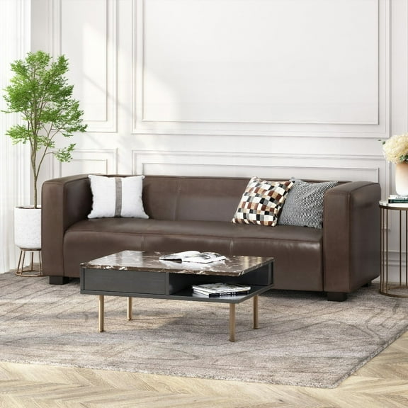 Contemporary 3 Seater Sofa with Smooth Upholstery | Classy Design