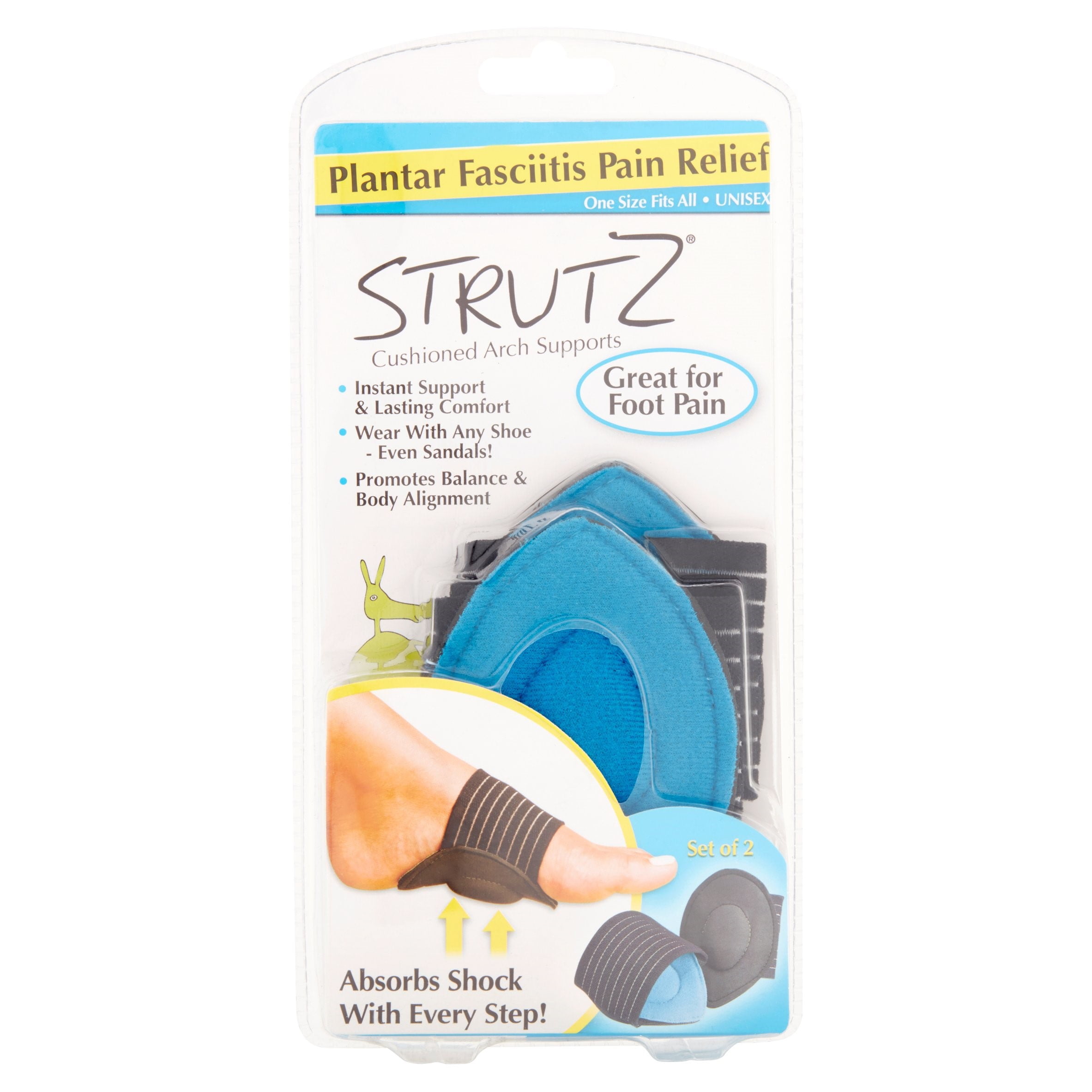Strutz Cushioned Arch Supports, 2 Count