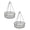 B-2Pcs, variant on Bird Catcher Tray, 20" Hanging Bird Feeder Platform, 4" Deep Spill Guard for Outdoor Garden, Heavy Duty Essentials for Backyard Birds Lover Gardener