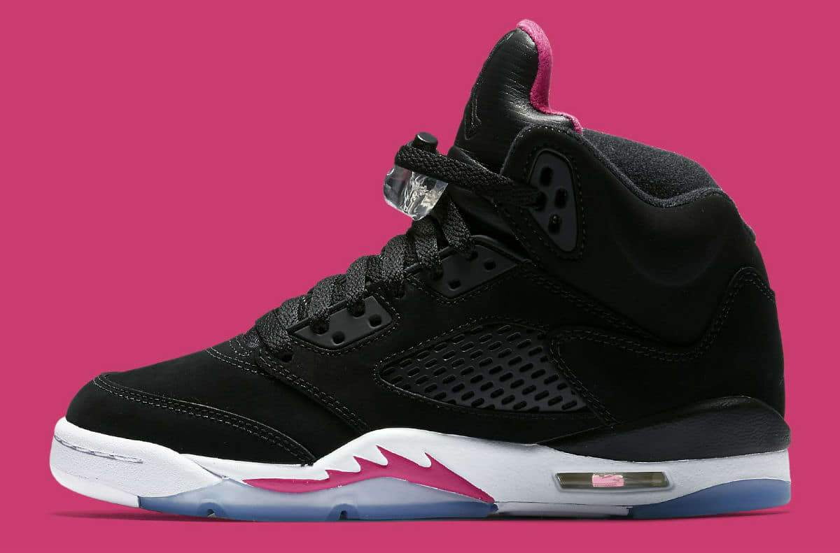 jordan 5 black pink