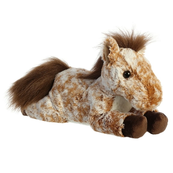 Aurora - Medium Brown Flopsie - 11.5" Mocha Horse - Adorable Stuffed Animal