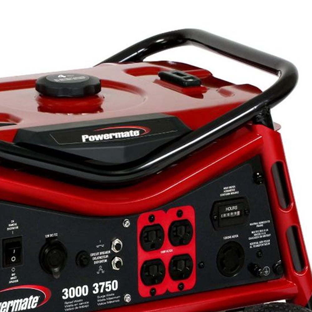 Powermate 3000-Watt 4-Gallon 212-cc OHV Engine Recoil Portable Genertaor