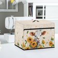 thumbnail image 4 of SEANATIVE Sunflower Cow Sewing Machine Dust Cover Aesthetic Protective Cover Compatible with Most Standard Sewing Machines Protection Decor Accessories Cover, 4 of 7