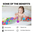 thumbnail image 5 of Outdoor Heights Kiddy Trampoline Crush Resistant Ball Pit Balls - 100 Pieces - Multicolored, 5 of 7