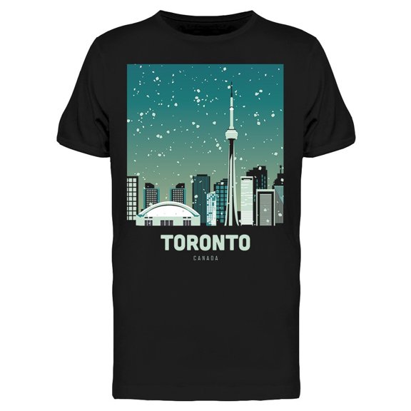 Toronto City Scape Winter Tee Men's -Image by Shutterstock