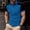 Blue, variant on Fnnxeal Mens Polo Shirts Button Short Sleeve Collared Casual Pullover Summer Polo Green Shirts for Men Size S