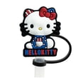 thumbnail image 1 of 1-9PCS Hello Kitty Straw Cover Cap Cartoon 10MM Drink Straw Plug Reusable Splash Proof Drinking Fit Cup Straw Cap Charms Pendant, 1 of 7