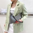 thumbnail image 1 of Bolso de hombro con cremallera para mujer bolsa de mensajero informal, 1 of 8