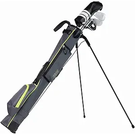 IZZO Golf Sunday Golf Stand Bag - Lightweight Golf Stand Sunday Bag Black