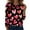 Deep Red_AN14, variant on Womens Valentine Tops Dressy Casual Crew Neck Long Sleeve Shirts Love heart Print Blouse Plus Size T Shirts Loose Fit Fall Clothes 2026 Blue 2XL