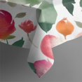 thumbnail image 5 of Pioneer Flower Floral Print Pattern Rectangle Tablecloth 60"x102",Waterproof Polyester Rectangle Table Cloth, Wipeable Spillproof Polyester Tablecloth for Dining, Camping, Indoor and Outdoor, 5 of 6