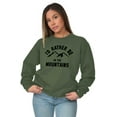 thumbnail image 3 of Rather Be In Mountains Hiking Life Sweatshirt for Men or Women Brisco Brands M, 3 of 6