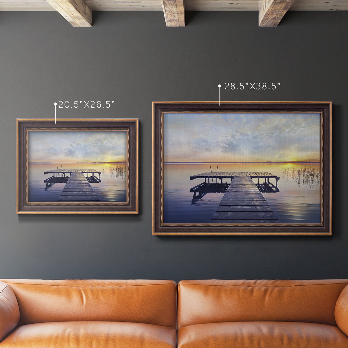 Evening Calm Premium Framed Canvas- Ready to Hang