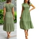 thumbnail image 2 of Qarigey Tela transpirable Exquisita artesanía Vestido elegante Embellecer Curva Elegante y tela para embellecer Amplia aplicación Vestidos Verde L, 2 of 6