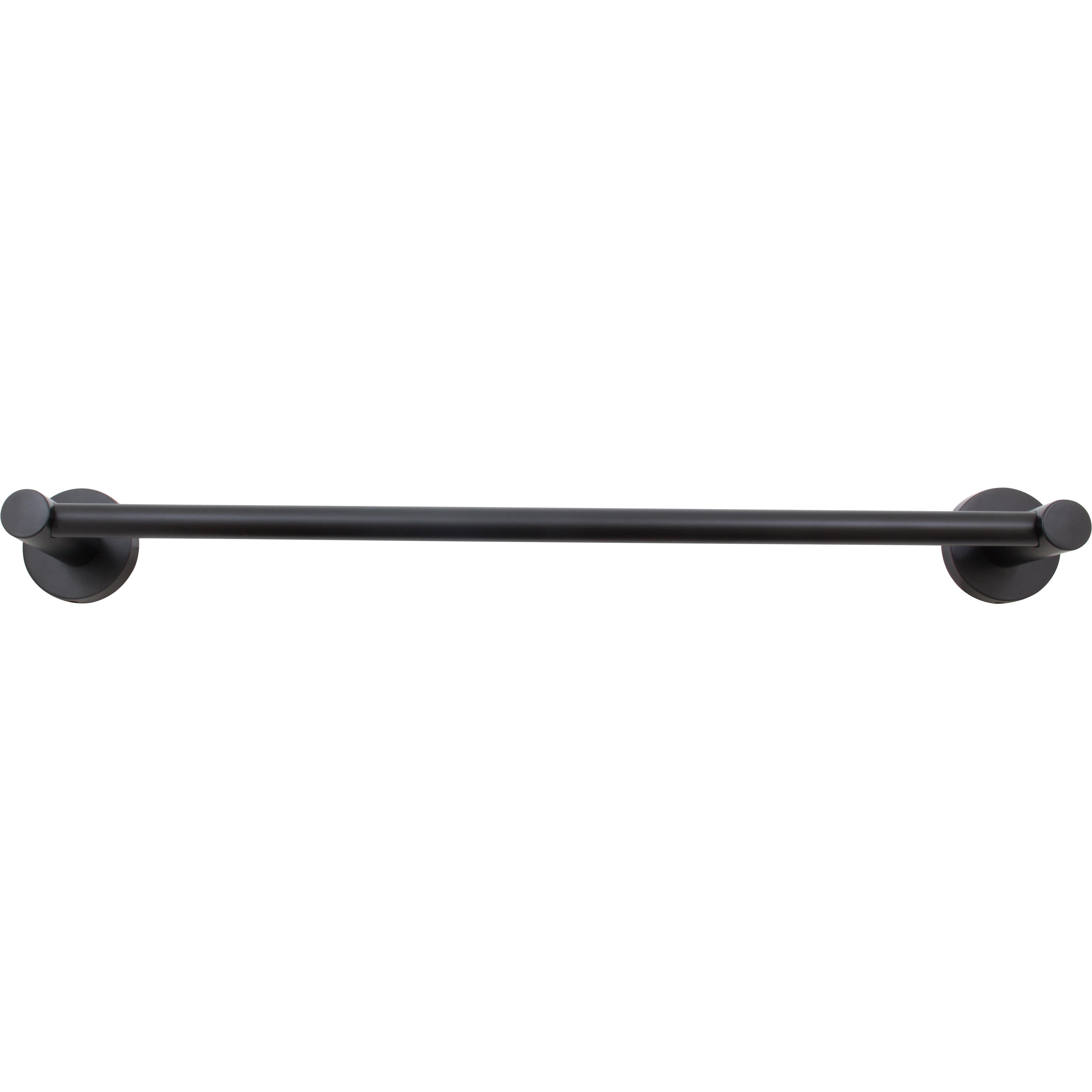 Zurich Towel Bar, 30 Inches, Matte Black by Stone Harbor Hardware