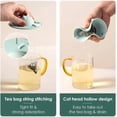 thumbnail image 2 of 3PCS Tea Bag Mug Topper, Cat-Designed Cup Silicone Cup Covers, 4 Inch Silicone Tea Bag Holder & Squeezer with Tea Bag Holder Mug Lid, Dishwasher Safe, for Coffee Milk Tea, 2 of 8