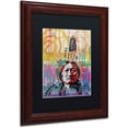 thumbnail image 2 of Trademark Fine Art "Sitting Bull 2" Canvas Art by Dean Russo, Black Matte, Wood Frame, 2 of 4