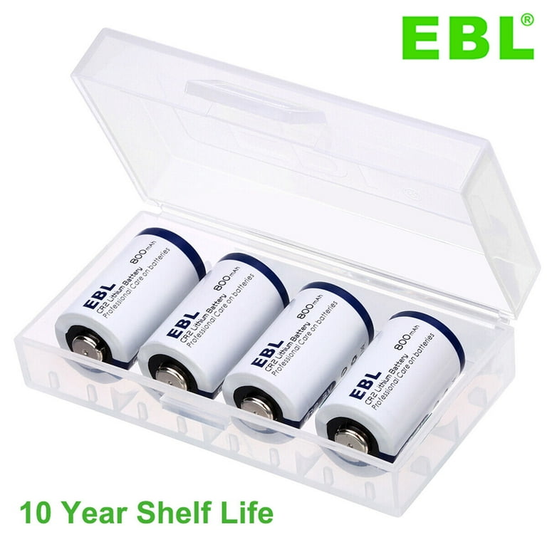  EBL Batería de litio CR2, batería fotográfica de 3 voltios y  800 mAh para Mini 25, Mini 50, telémetro de golf, linterna, juguetes  electrónicos, sistemas de alarma (CR2-8 unidades) : Salud y Hogar