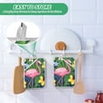 thumbnail image 4 of Yayeee Pot Holders Kitchen Heat Resistant with Pocket 7"x9.8" Cotton Oven Cooking Hot Pads, Pink Flamingo Pattern, 4 of 7