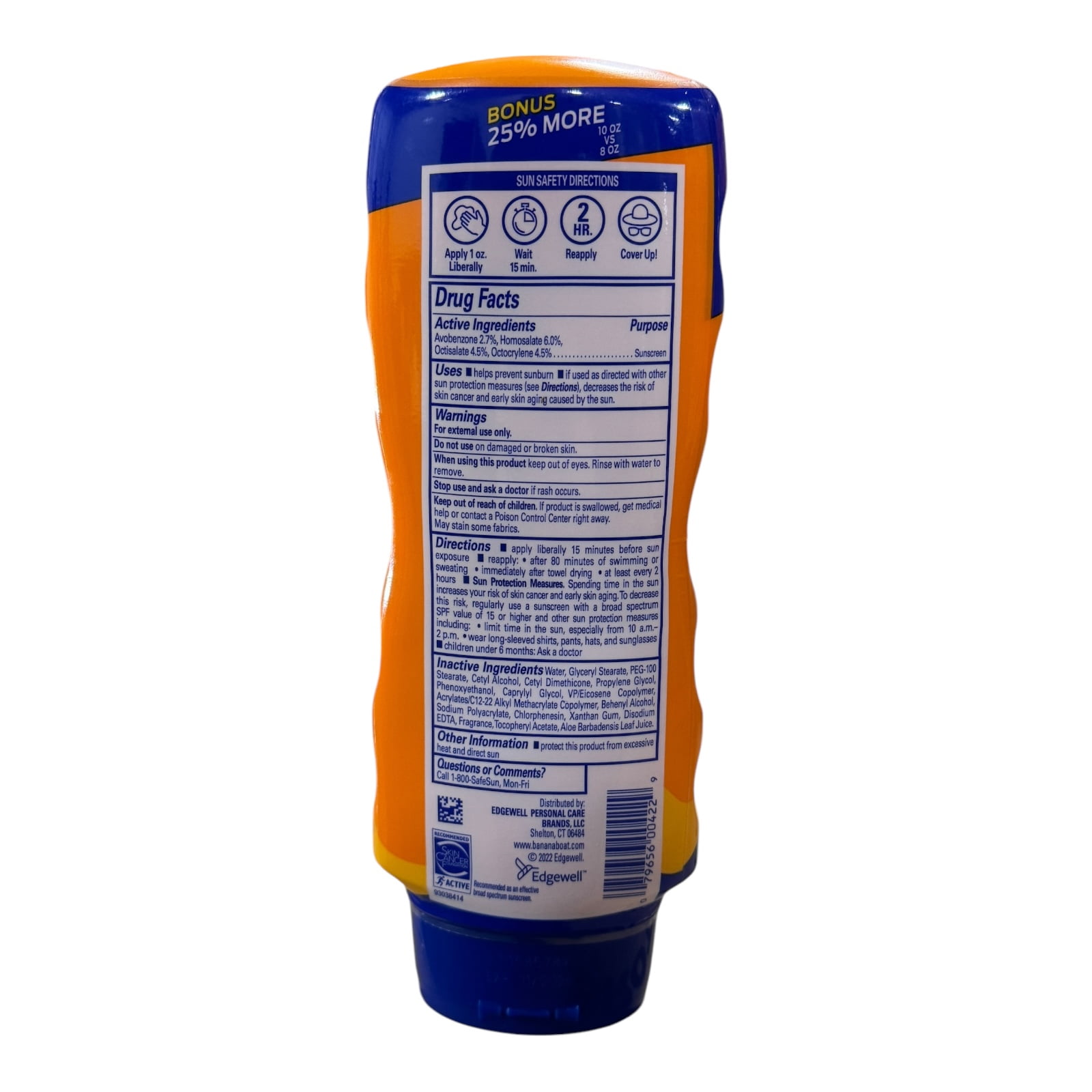 Banana Boat 4-Pack Sport Ultra SPF 30 Broad Spectrum Sunscreen Lotion 01/26 Exp