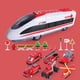 thumbnail image 2 of De Juguetes Eléctricos, Tren De Pasajeros De Alta Velocidad, Pista De Música, Almacenamiento De Inercia, Avión De Transporte, Coche Educativo De Ciudad De Gran Tamaño 1 Juego Inevent FN002535-00, 2 of 6